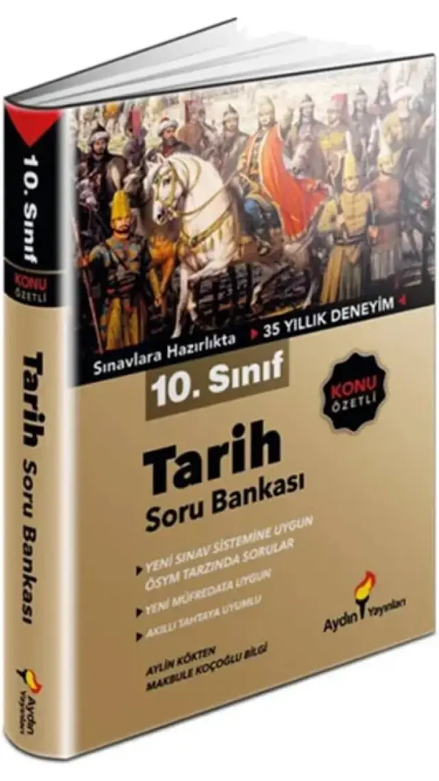 Aydın Yayınları 10. Sınıf Tarih Konu Özetli Soru Bankası