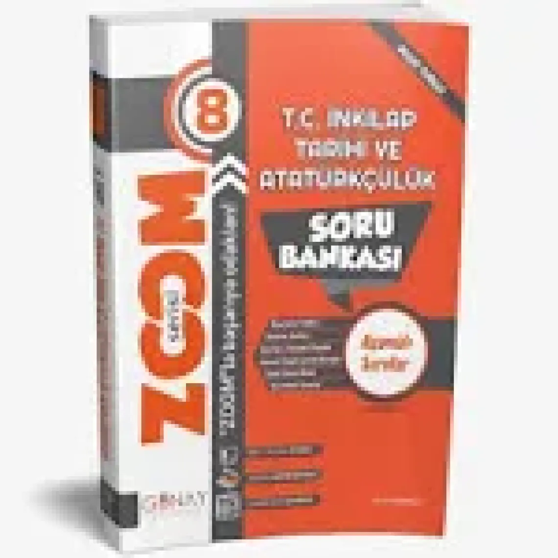 Günay Yayınları Gün&Ay Yayınları 8. Sınıf Zoom Serisi T.C. İnkılap Tarihi ve Atatürkçülük Soru Bankası