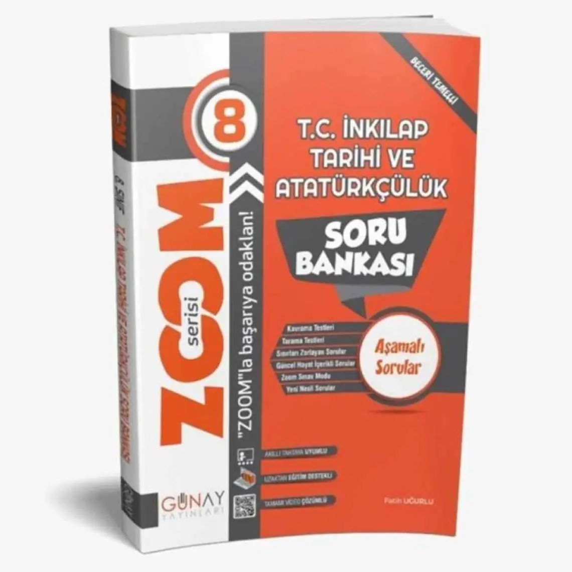 Günay Yayınları Gün&Ay Yayınları 8. Sınıf Zoom Serisi T.C. İnkılap Tarihi ve Atatürkçülük Soru Bankası