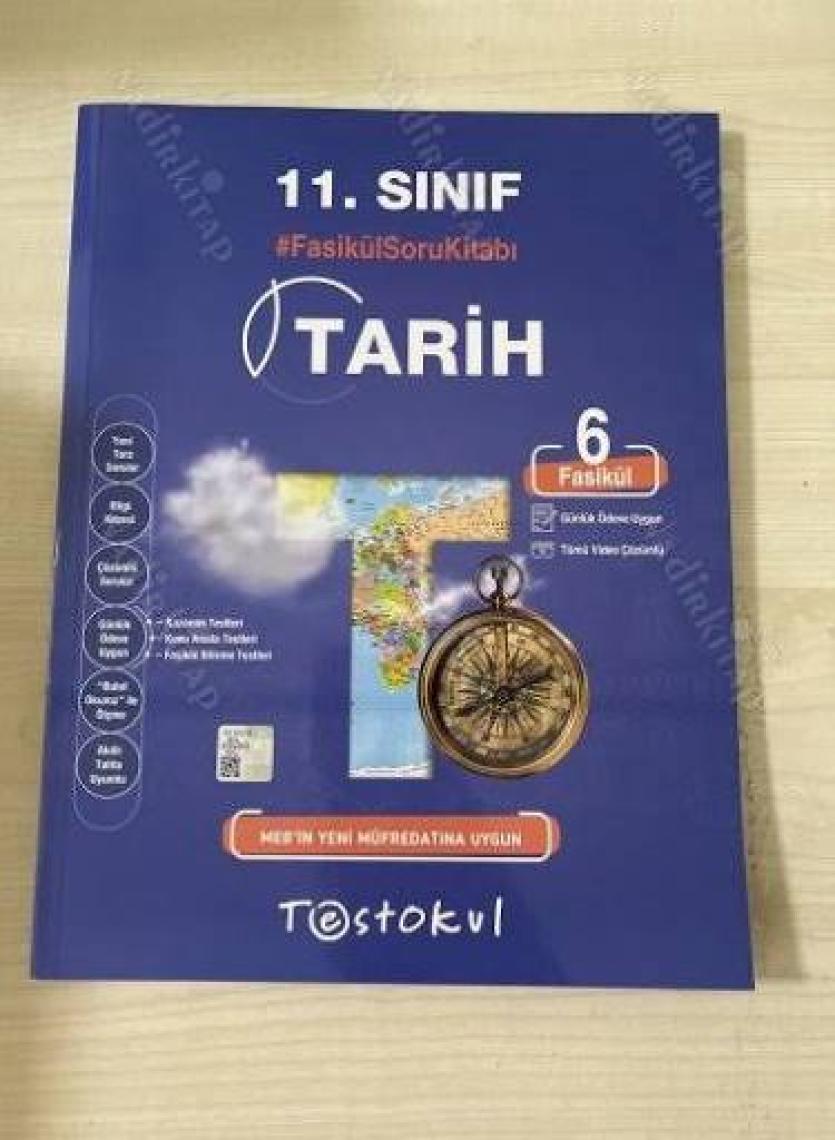 Test Okul Yayınları 11. Sınıf Tarih Fasikül Soru Kitabı
