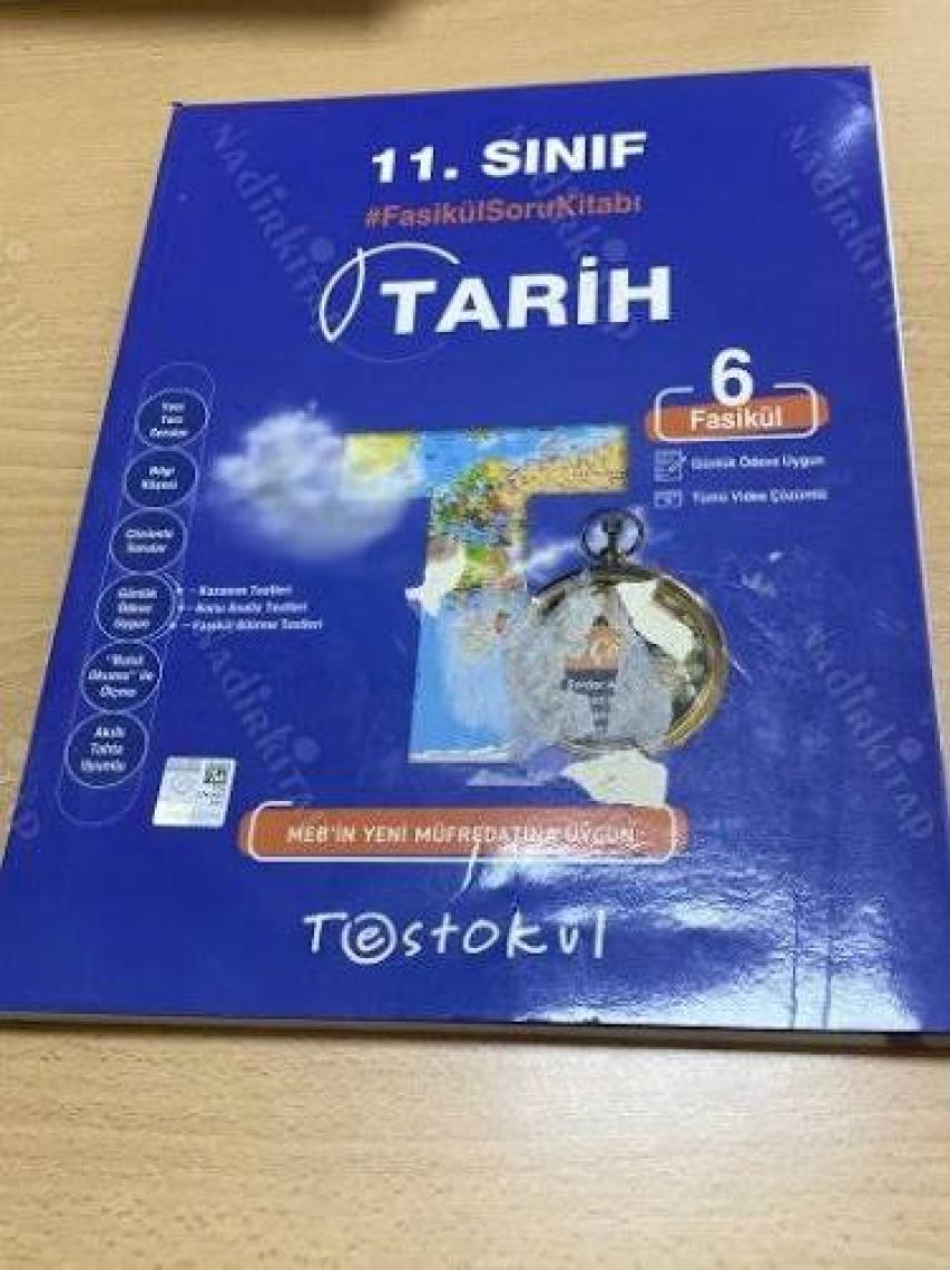 Test Okul Yayınları 11. Sınıf Tarih Fasikül Soru Kitabı