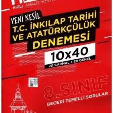 Teas Press Yayınları 8. Sınıf İnkılap Tarihi Denemesi 40 Adet