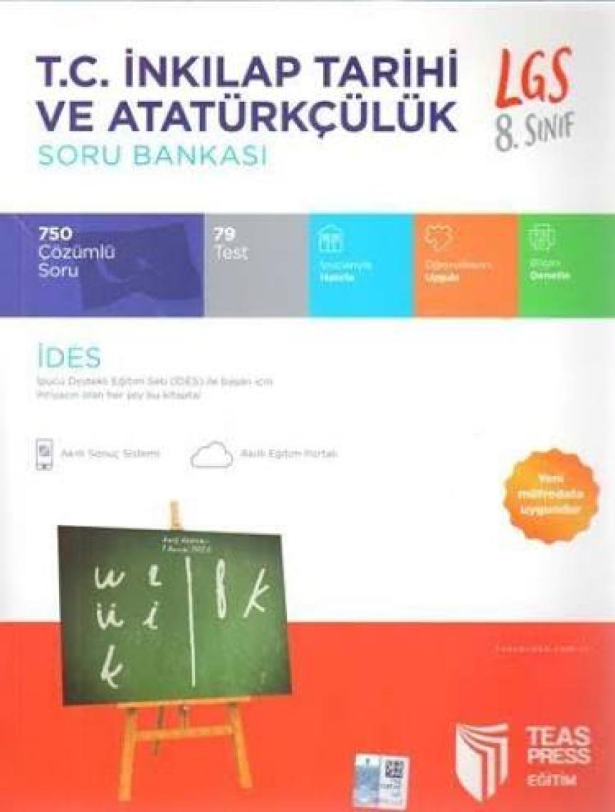 Teas Press Yayınları 8. Sınıf İnkılap Tarihi Denemesi 40 Adet