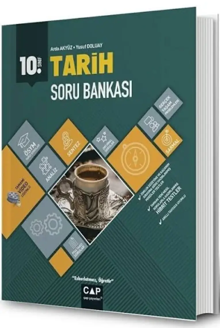 Çap Yayınları 10. Sınıf Anadolu Lisesi Tarih Soru Bankası 2022