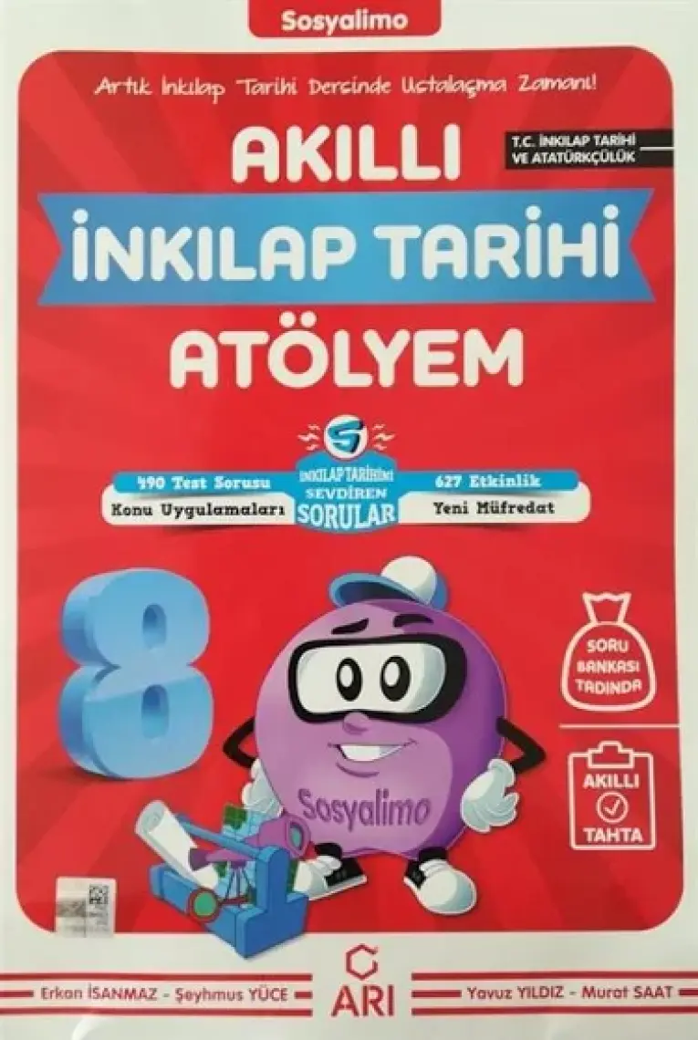 Arı Yayıncılık 8.Sınıf Sosyalimo Akıllı İnkılap Tarihi Atölyem