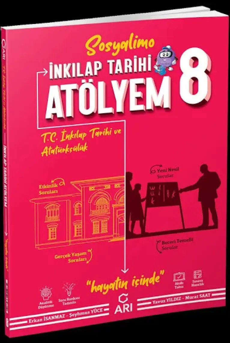 Arı Yayıncılık 8.Sınıf Sosyalimo Akıllı İnkılap Tarihi Atölyem