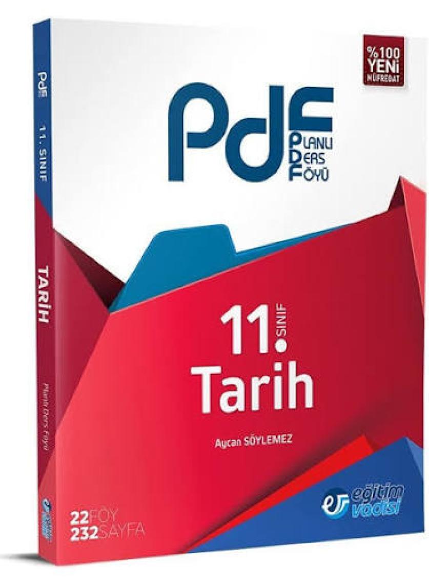 Eğitim Vadisi Yayınları 11.Sınıf PDF Tarih Video Anlatım Destekli
