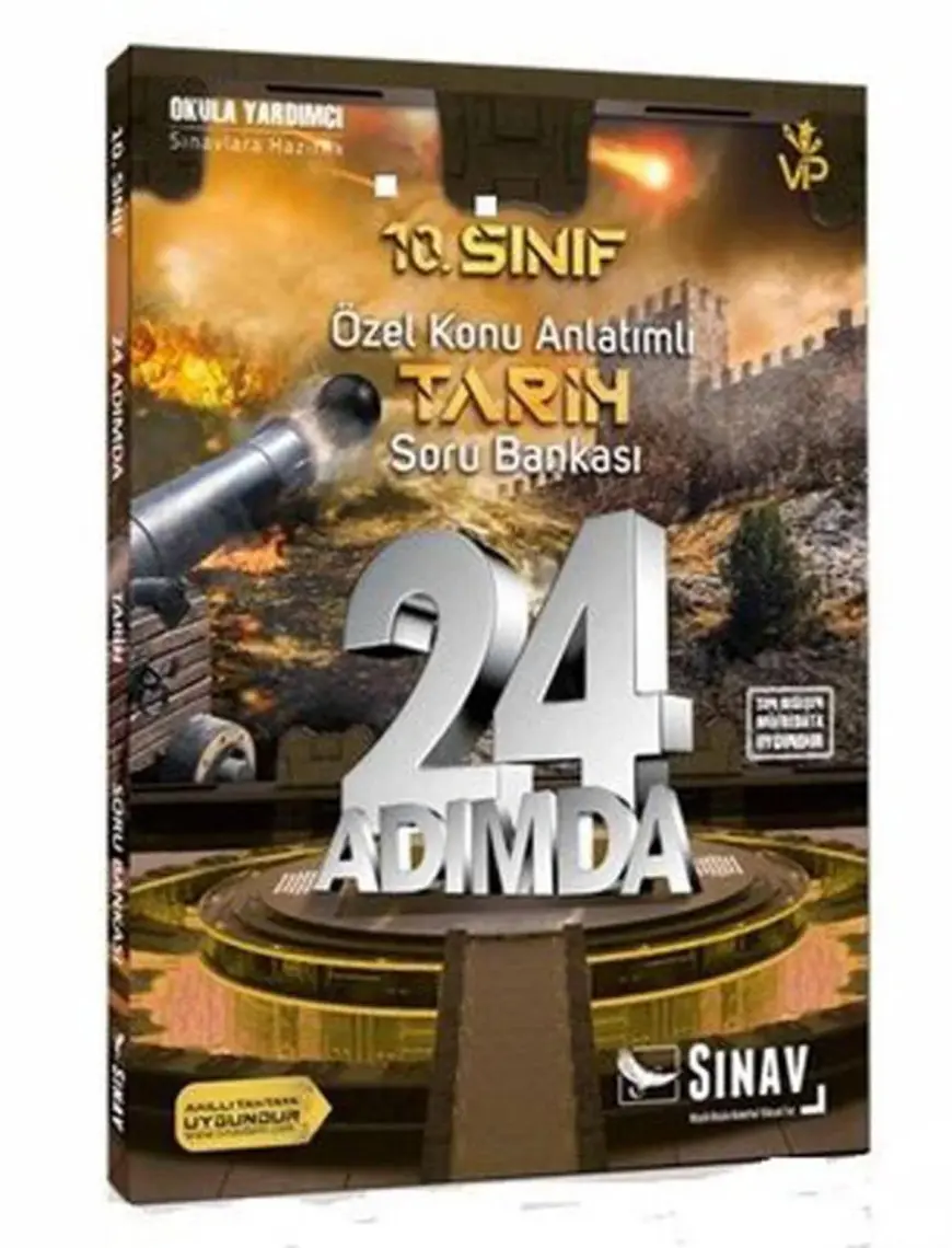 Sınav Yayınları 10. Sınıf Tarih 24 Adımda Özel Konu Anlatımlı Soru Bankası