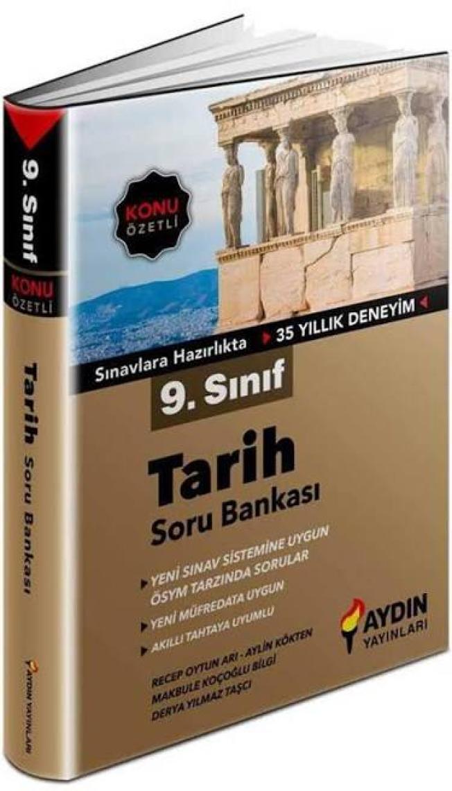 Aydın Yayınları 9. Sınıf Tarih Soru Bankası