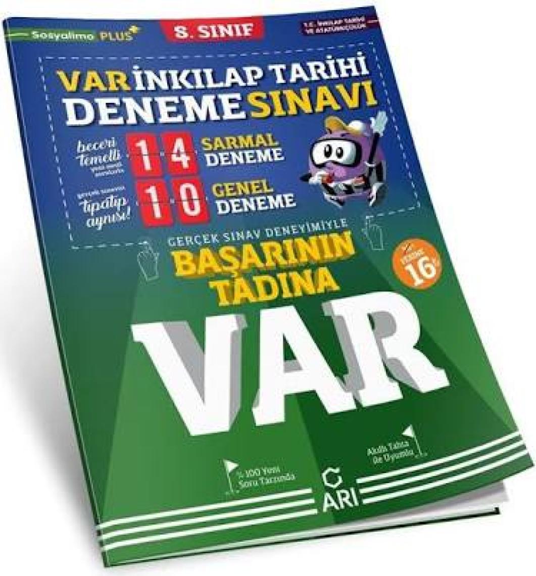Arı Yayıncılık 8.Sınıf İnkılap Tarihi ve Atatürkçülük Deneme