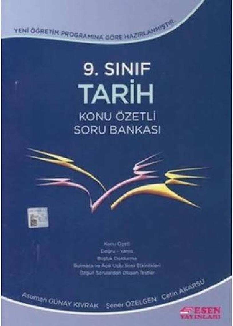 Esen Yayınları 9. Sınıf Tarih Konu Özetli Soru Bankası