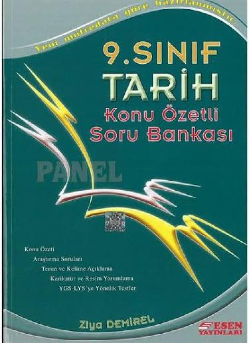 Esen Yayınları 9. Sınıf Tarih Konu Özetli Soru Bankası
