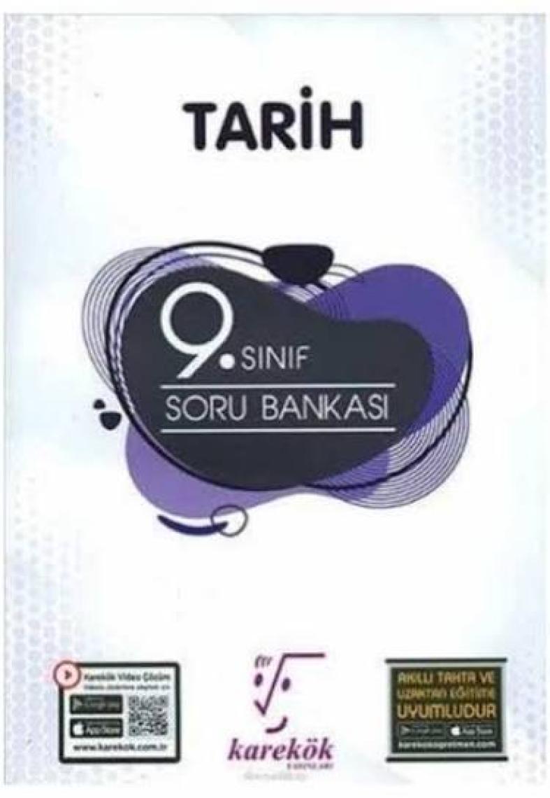 Karekök Yayıncılık 9. Sınıf Tarih Soru Bankası