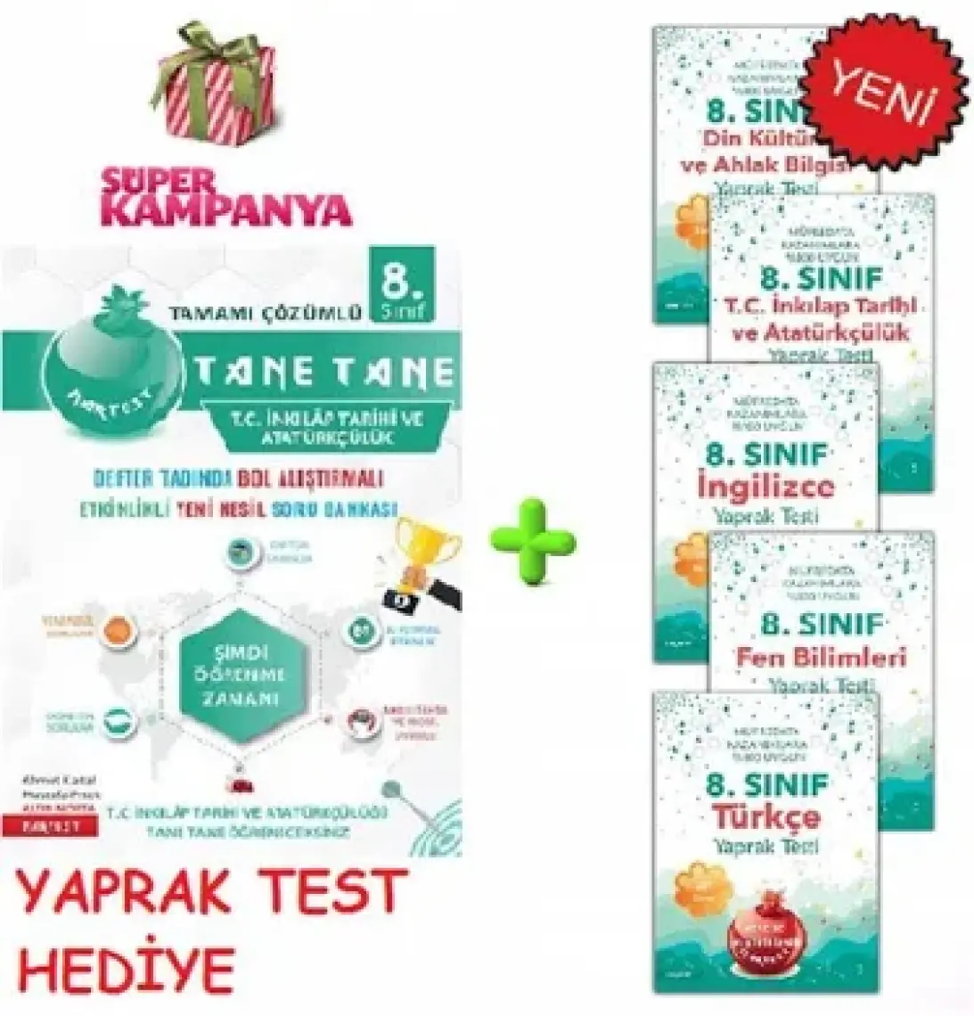 Nartest Yayınevi Nartest Yayınları Tane Tane İnkılap Tarihi ve Atatürkçülük Soru Bankası