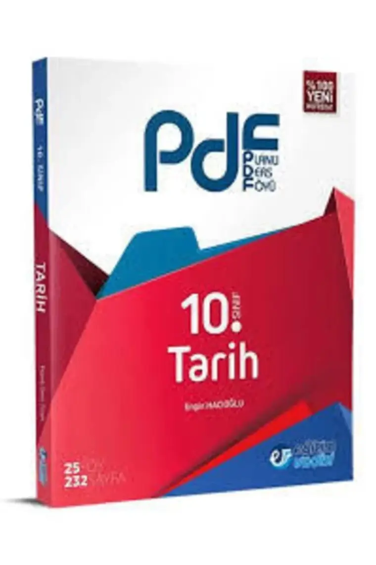 Eğitim Vadisi Yayınları 10.Sınıf Tarih Planlı Ders Föyü ( PDF)