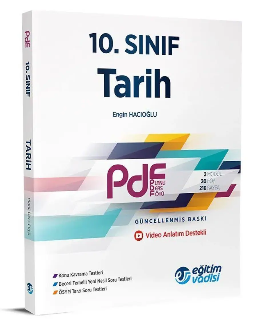 Eğitim Vadisi Yayınları 10.Sınıf Tarih Planlı Ders Föyü ( PDF)