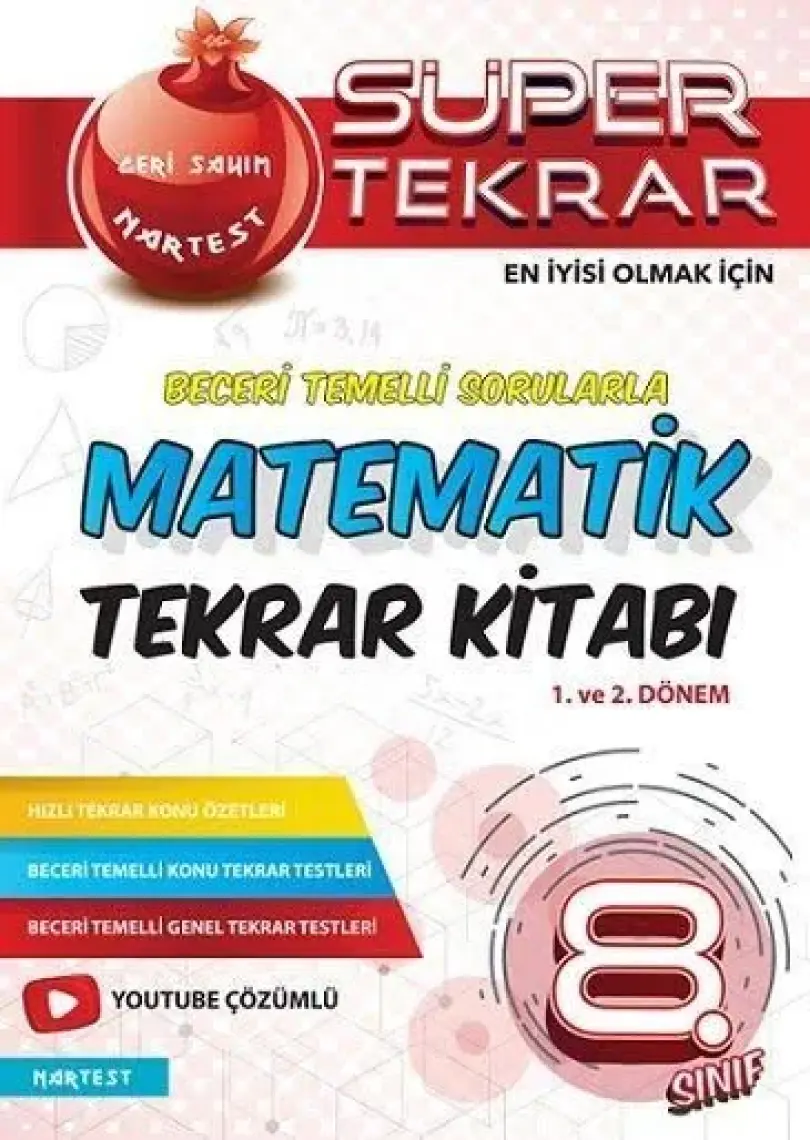 Nartest Yayınevi 8. Sınıf Nar Tanesi T.C. İnkılap Tarihi 28 Deneme Sınavı - 2020