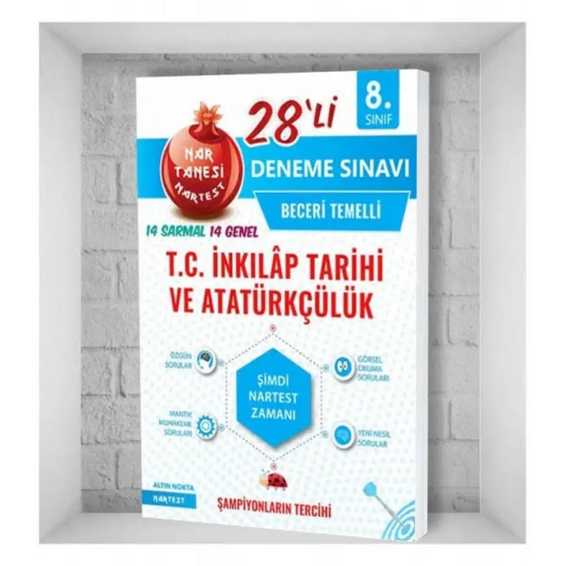 Nartest Yayınevi 8. Sınıf Nar Tanesi T.C. İnkılap Tarihi 28 Deneme Sınavı - 2020