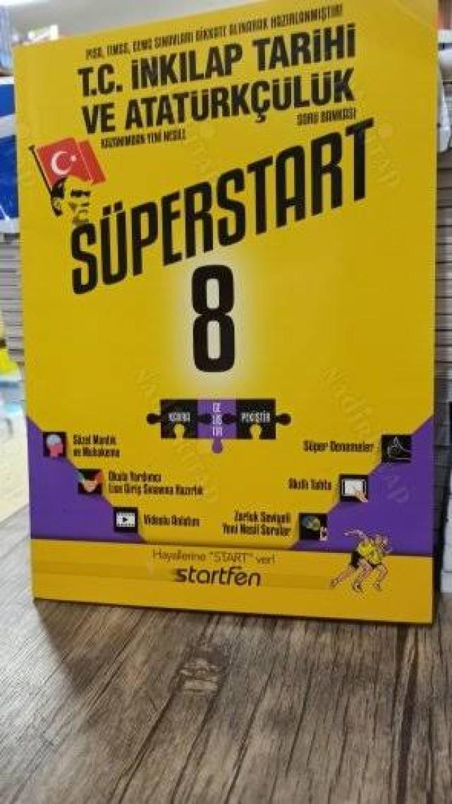 Startfen Yayınları 8. Sınıf T.C. İnkılap Tarihi ve Atatürkçülük Süperstart Soru Bankası