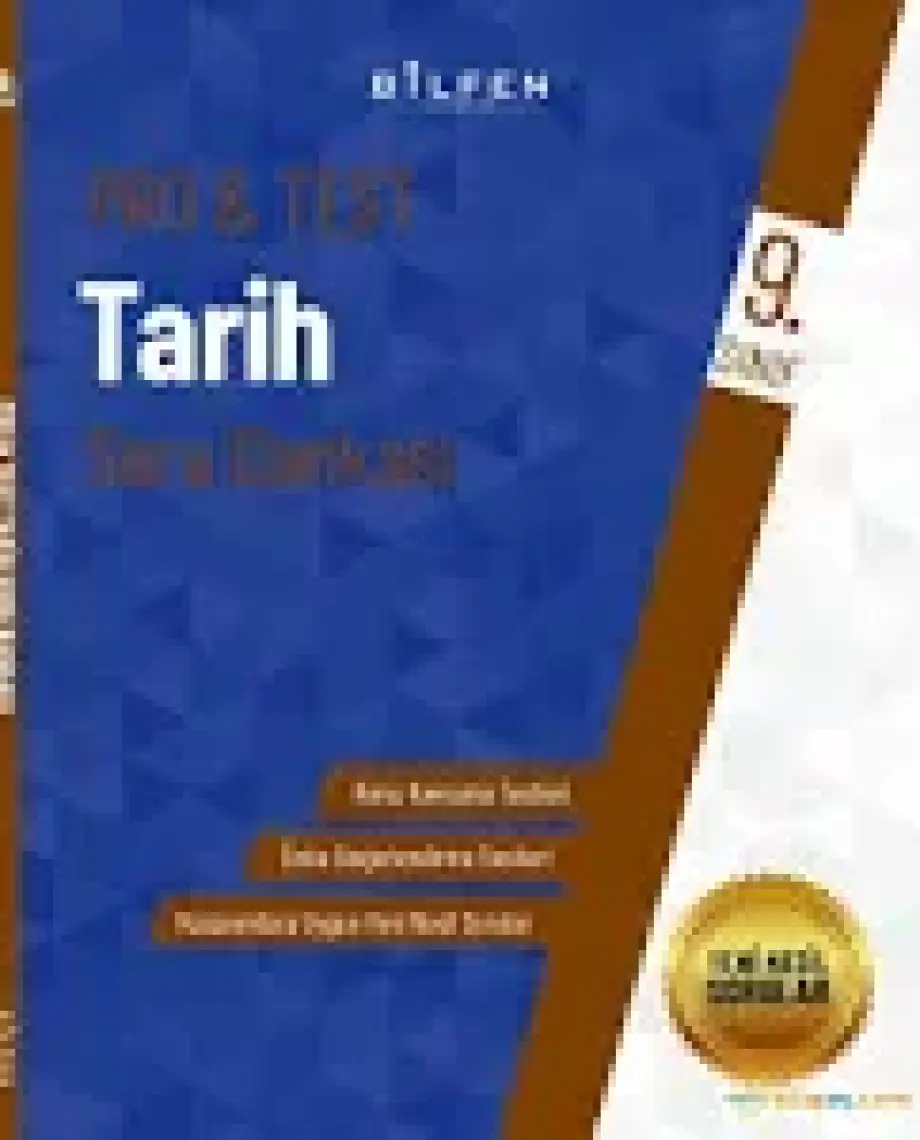 Bilfen Yayınları 9. Sınıf Pro&Test Tarih Soru Bankası