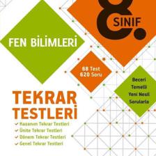 Bloktest Yayınları Blok Test 8.Sınıf Fen Bilimleri Tekrar Testleri