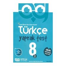 Nitelik Yayınları 8. Sınıf Türkçe Yaprak Test