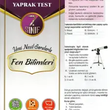 Açı Yayınları 7. Sınıf Fen Bilimleri Çek Kopart Yaprak Test