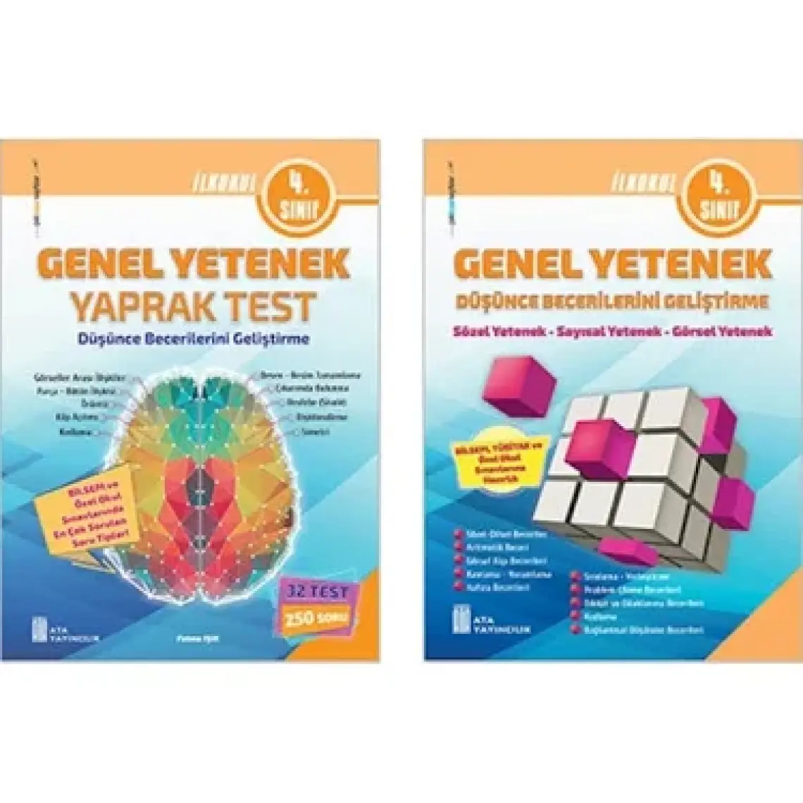 Ata Yayıncılık  2.Sınıf Bilsem Genel Yetenek Yaprak Test - Düşünce Becerilerini Geliştirme