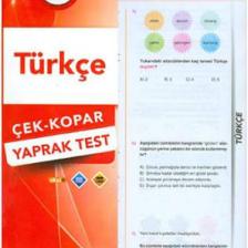 4 Adım Yayınları 4 Adım 8. Sınıf Türkçe Çek Kopar Yaprak Test