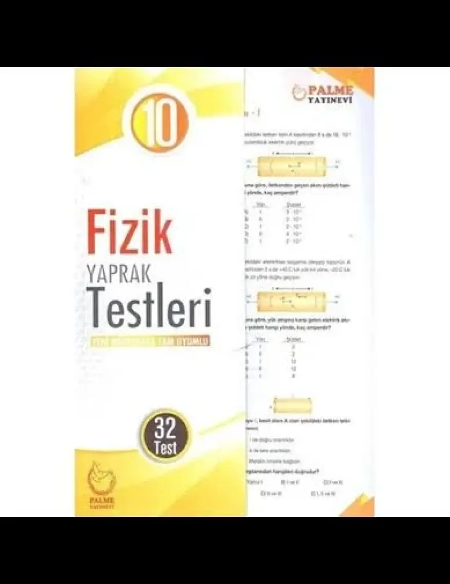 Palme Yayıncılık 10 Sınıf Fizik Yaprak Test