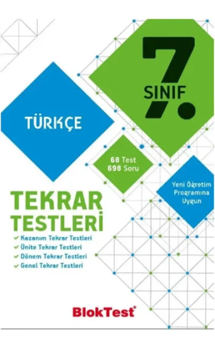 Bloktest Yayınları 7.sınıf Fen Bilimleri Tekrar Testleri