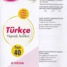 Palme Yayıncılık 7 Sınıf Türkçe Yaprak Test