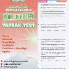 Bulut Eğitim ve Kültür Yayınları Eğitim 6. Sınıf Tüm Dersler Yaprak Test