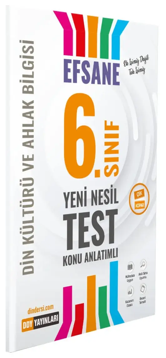 DDY Yayınları 6. Sınıf Din Kültürü ve Ahlak Bilgisi Konu Özetli Test
