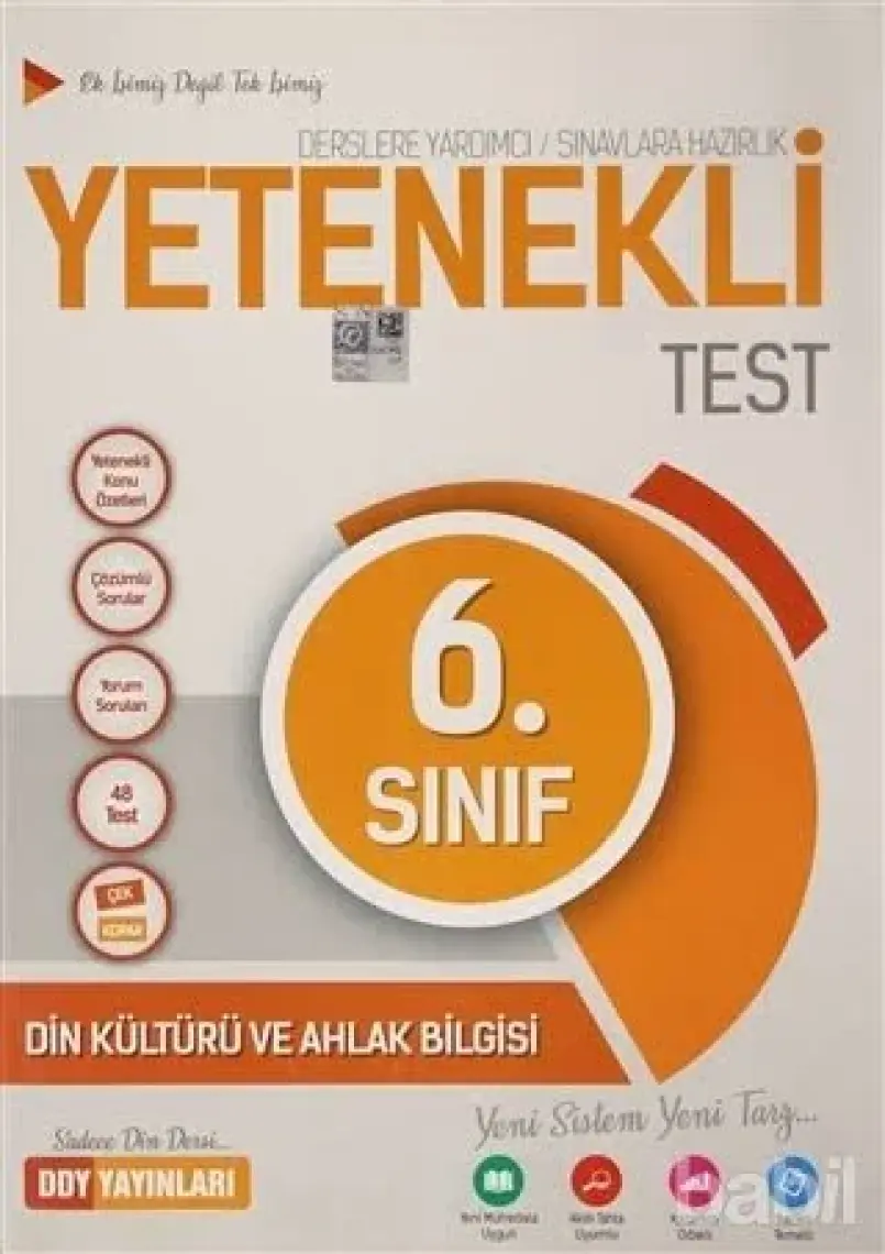 DDY Yayınları 6. Sınıf Din Kültürü ve Ahlak Bilgisi Konu Özetli Test