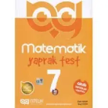 Nitelik Yayınları 7. Sınıf Matematik Yaprak Test