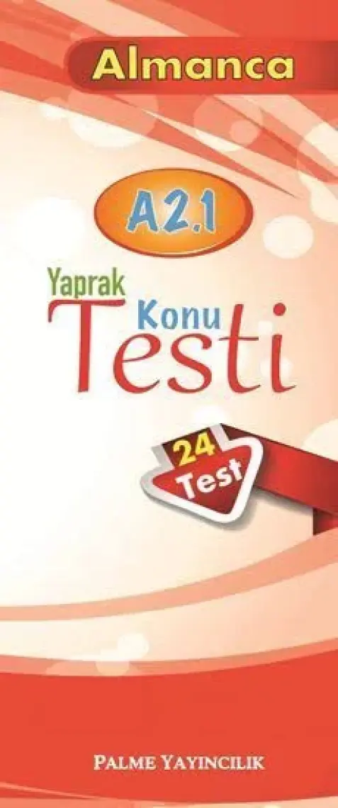 Palme Yayıncılık Almanca A2 1 Yaprak Test