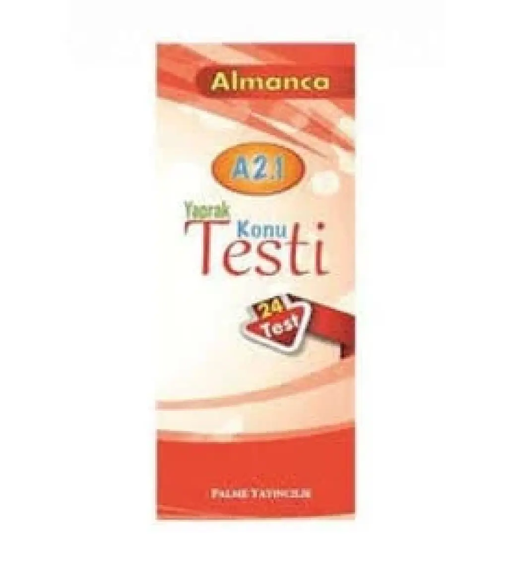 Palme Yayıncılık Almanca A2 1 Yaprak Test