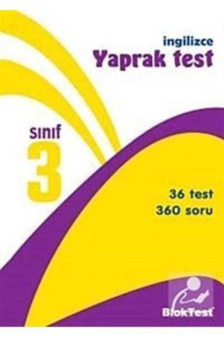 Bloktest Yayınları 3. Sınıf İngilizce Yaprak Test