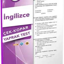 4 Adım Yayınları 4 Adım 6. Sınıf İngilizce Çek Kopar Yaprak Test