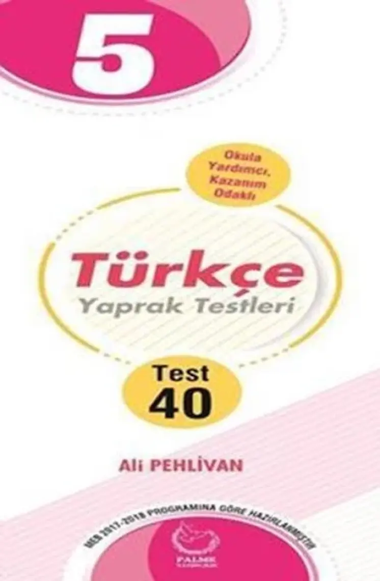 Palme Yayıncılık 5. Sınıf Türkçe Yaprak Test (40 Test)