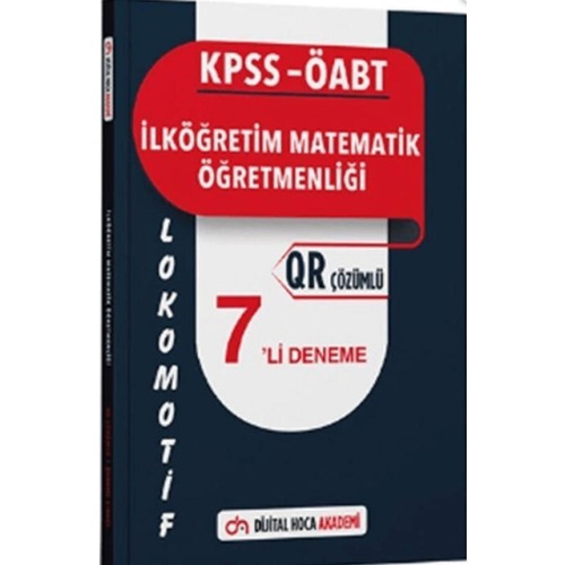 Dijital Hoca Akademi KPSS 2025 ÖABT İlköğretim Matematik Öğretmenliği Lokomotif Serisi Qr Çözümlü 7'li Deneme