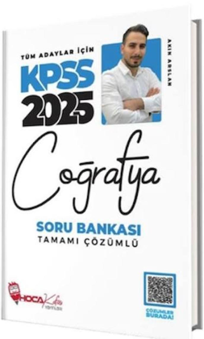 Hoca Kafası Yayınları 2025 KPSS Coğrafya Soru Bankası Çözümlü