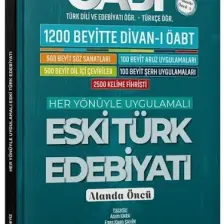 Türkçe Öabtdeyiz Öabt Türkçe-Türk Dili Edebiyatı Divanı Öabt Eski Türk Edebiyatı - Enes Kaan Şahin