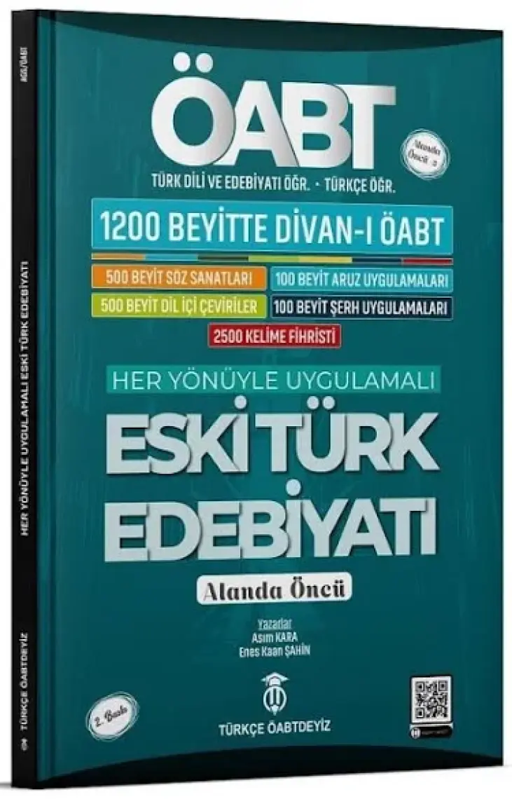 Türkçe Öabtdeyiz Öabt Türkçe-Türk Dili Edebiyatı Divanı Öabt Eski Türk Edebiyatı - Enes Kaan Şahin