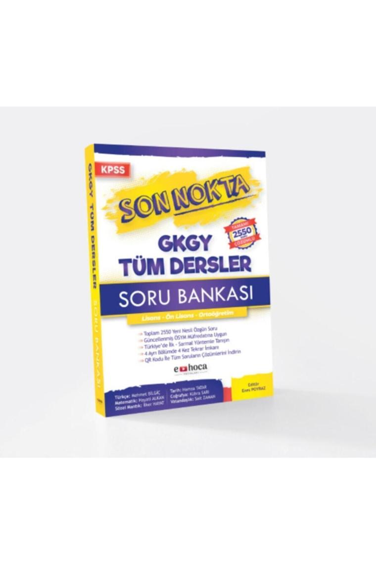 KPSS Genel Yetenek Genel Kültür Son Nokta Soru Bankası Tek Kitap Çözümlü