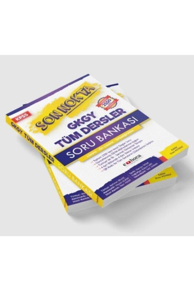 KPSS Genel Yetenek Genel Kültür Son Nokta Soru Bankası Tek Kitap Çözümlü
