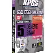 Tasarı Yayıncılık KPSS Genel Yetenek Genel Kültür 5 Çözümlü Deneme