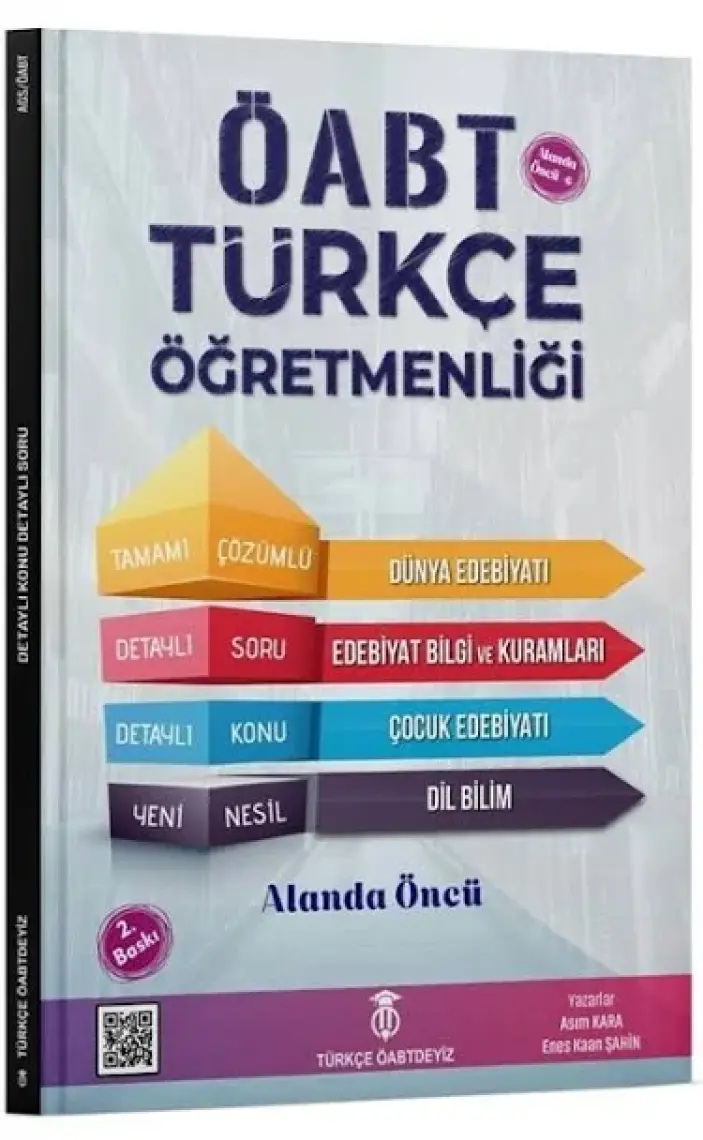 Türkçe Öabtdeyiz   Öabt Türkçe Dünya Edebiyatı, Edebiyat Bilgi ve Kuramları, Çocuk Edebiyatı, Dil Bilim Konu Anlatımlı Soru Bankası  -  Enes Kaan Şahin