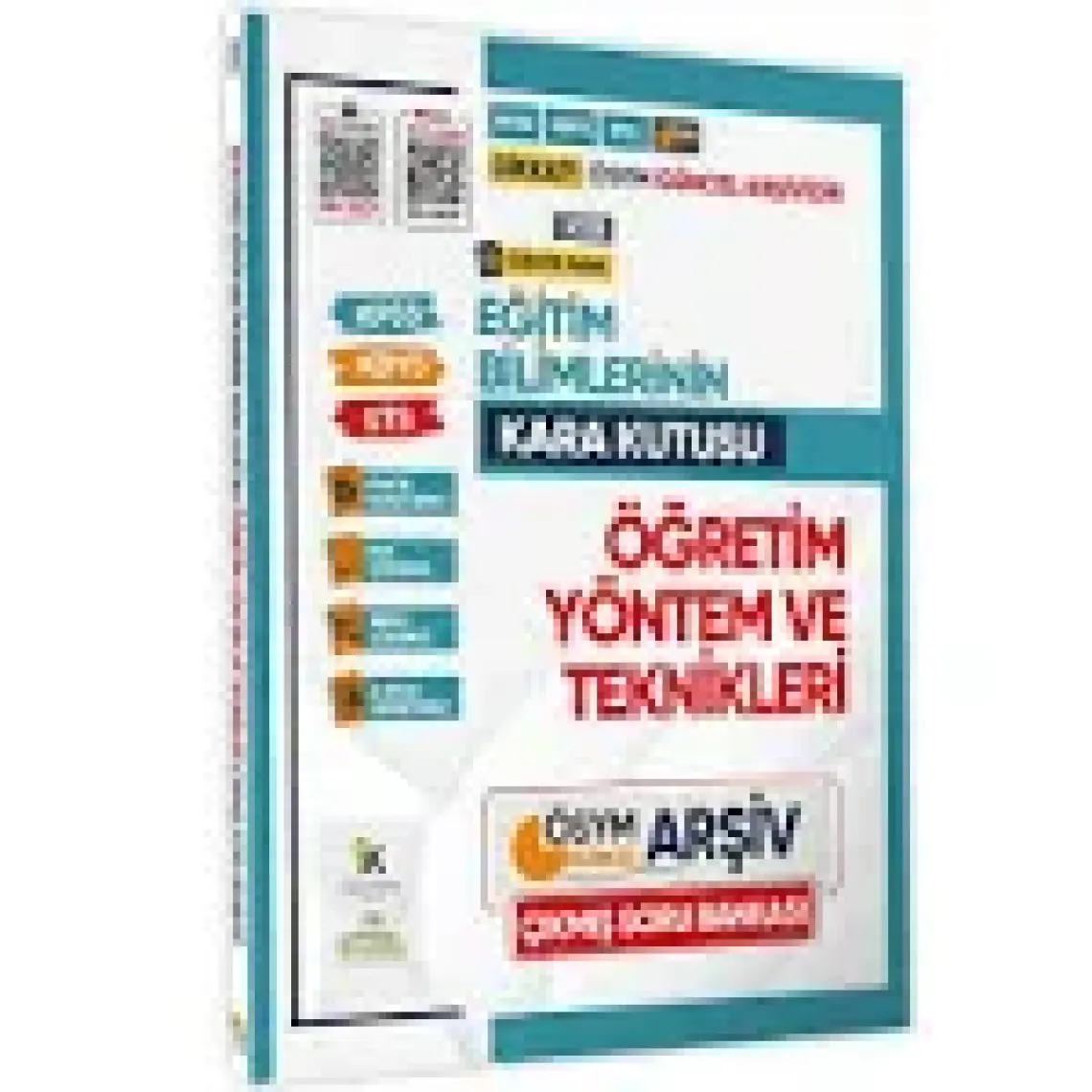 Karakutu Yayınları 2025 Eğitim Bilimlerinin Kara Kutusu Öğretim Yöntem ve Teknikleri Konu Özetli D.çözümlü Soru Bankası